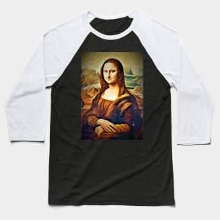 Mona Lisa, windel Baseball T-Shirt